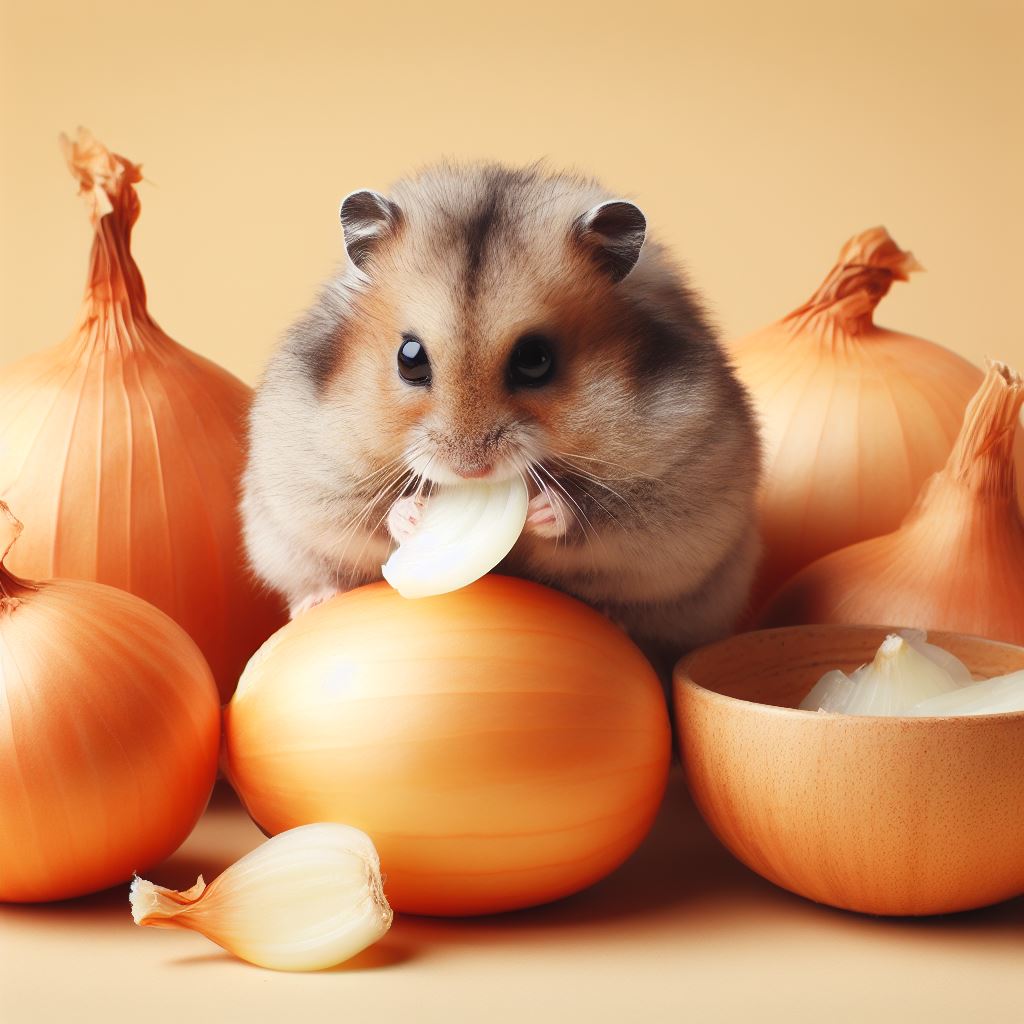How much Onions can you give a hamster?