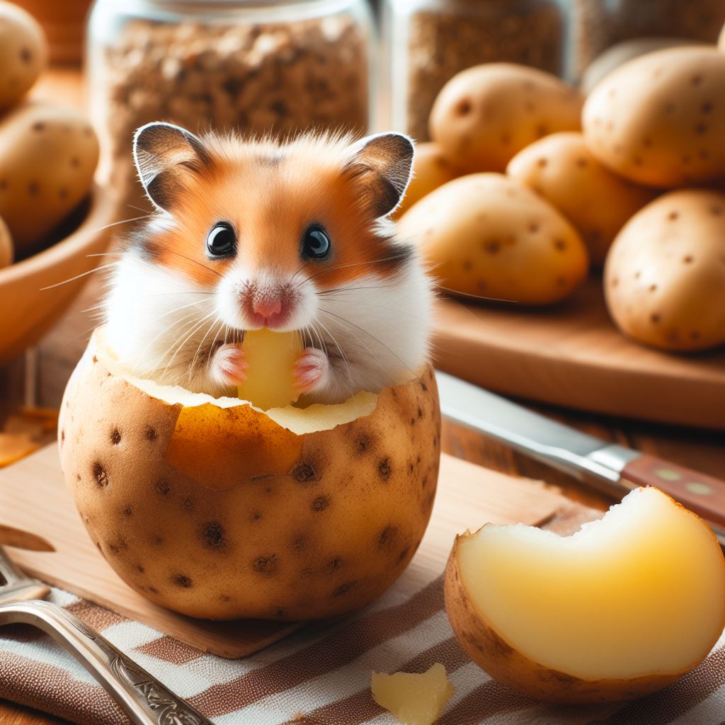 How much Potatoes can you give a hamster?