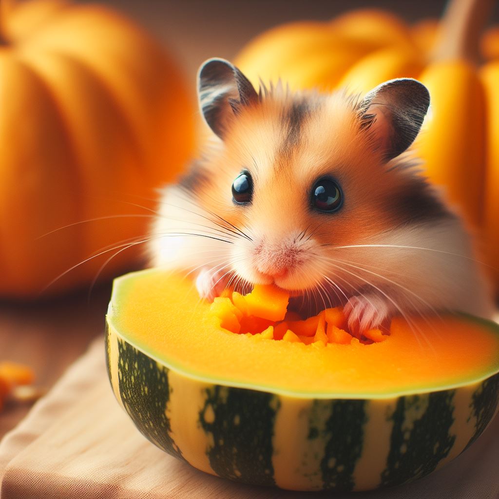 How much Squash can you give a hamster?