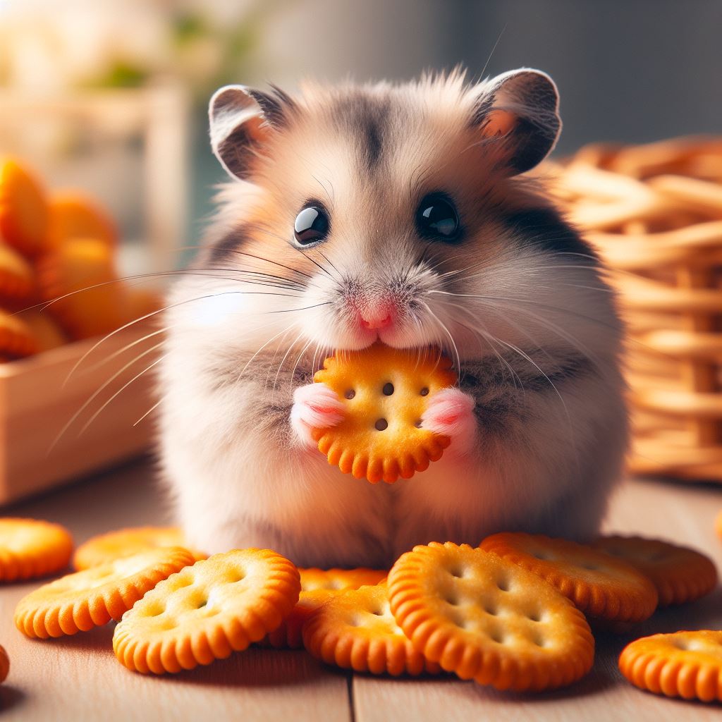 How much Ritz Crackers can you give a hamster?