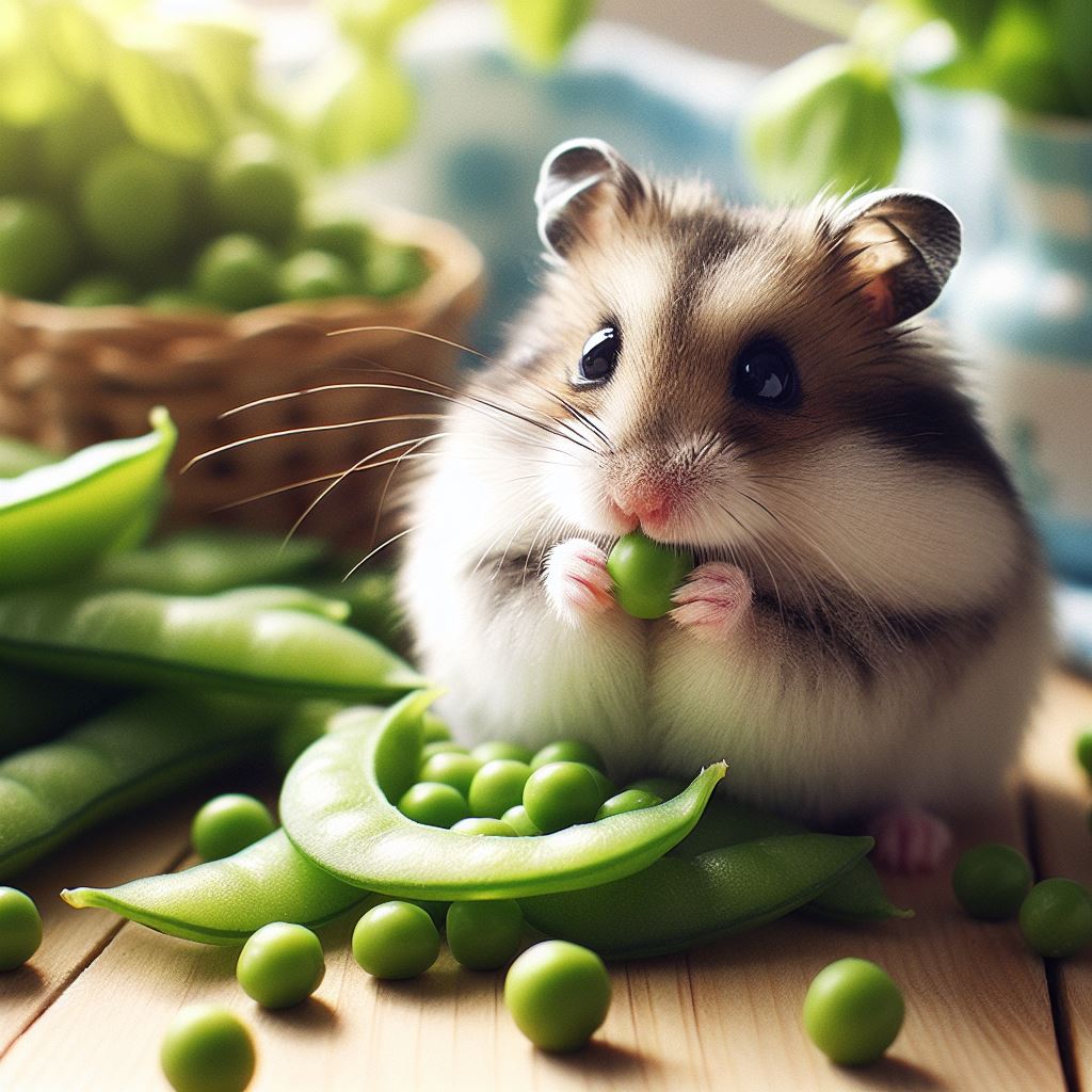 How much Snap Peas can you give a hamster?